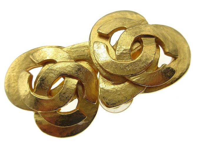 Cuore placcato oro con logo CC di Chanel D'oro - vista 3