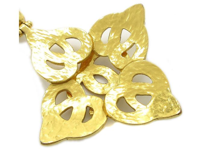 Pendente a cuore CC in metallo di Chanel D'oro - vista 3