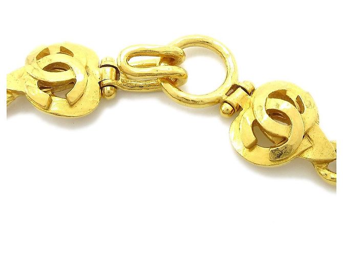 Pendente a cuore CC in metallo di Chanel D'oro - vista 4
