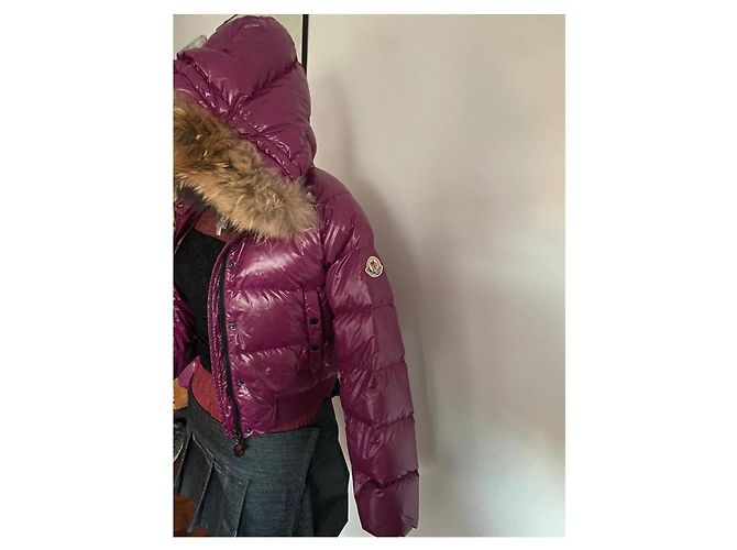 Moncler Steppjacke mit Kapuze Prune Pflaume - Ansicht 5