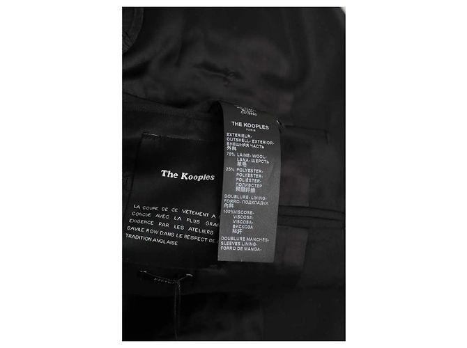 The Kooples Black wool jacket - view 6