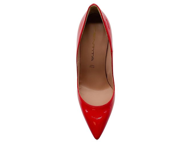 Autre Marque Rote Lackleder-Pumps Identita - Ansicht 4