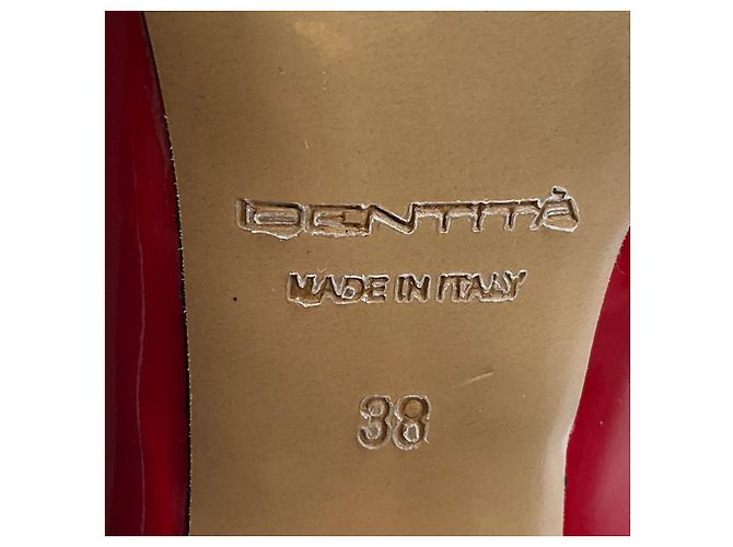 Autre Marque Rote Lackleder-Pumps Identita - Ansicht 8