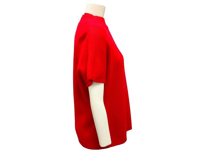 Pulôver Poppy de gola alta da Lela Rose Vermelho - vista 2