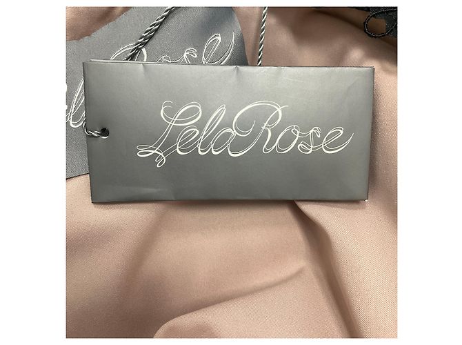 Schwarzes langärmliges Nahtkleid von Lela Rose - Ansicht 5