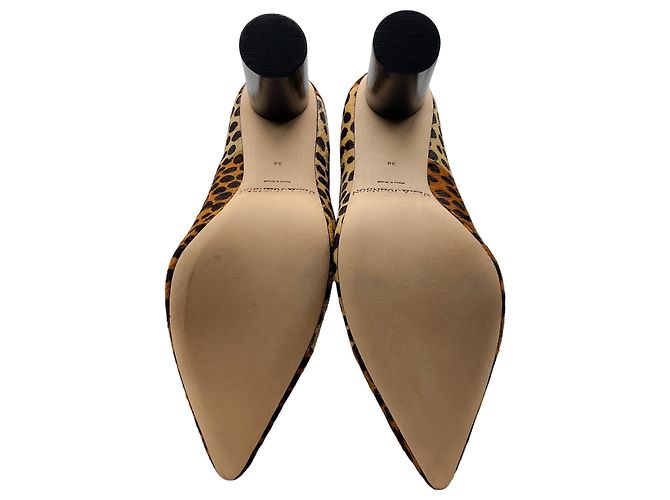 Botas Jerri de pelo de potro hasta la rodilla en leopardo umber de Ulla Johnson Castaño - vista 7