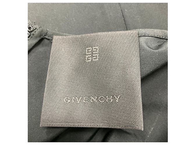 Vestido midi preto Voyou de manga curta com cinto da Givenchy - vista 4