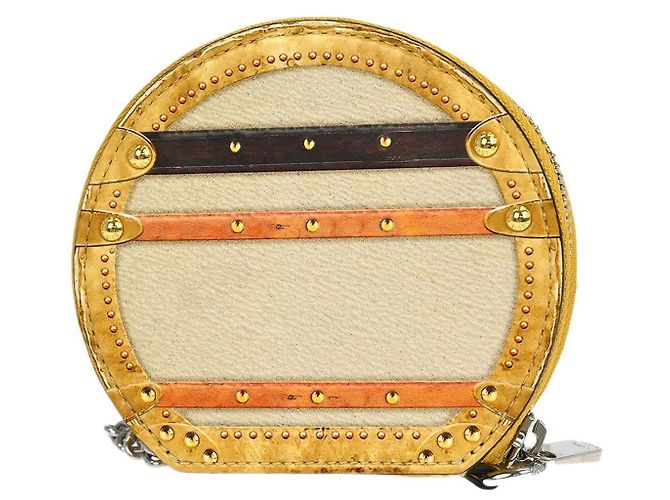 Porta Moedas Edição Limitada Monogram Cerises Louis Vuitton Bege - vista 2