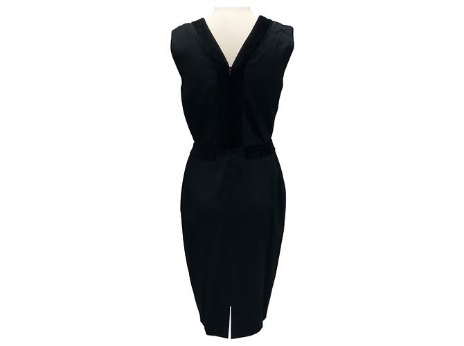 Altuzarra Cocktailkleid mit Schnürung in Schwarz / Goldhardware - Ansicht 3