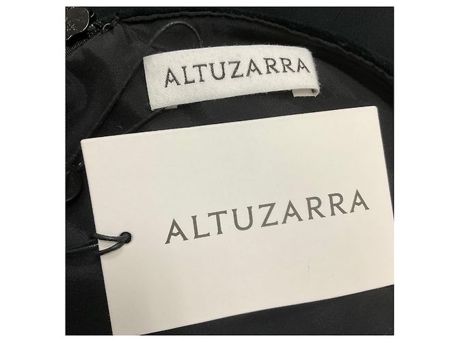 Altuzarra Cocktailkleid mit Schnürung in Schwarz / Goldhardware - Ansicht 4