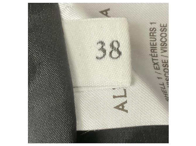 Altuzarra Cocktailkleid mit Schnürung in Schwarz / Goldhardware - Ansicht 5