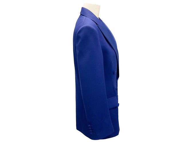 Jaqueta de lã azul Majorelle da Lanvin - vista 2