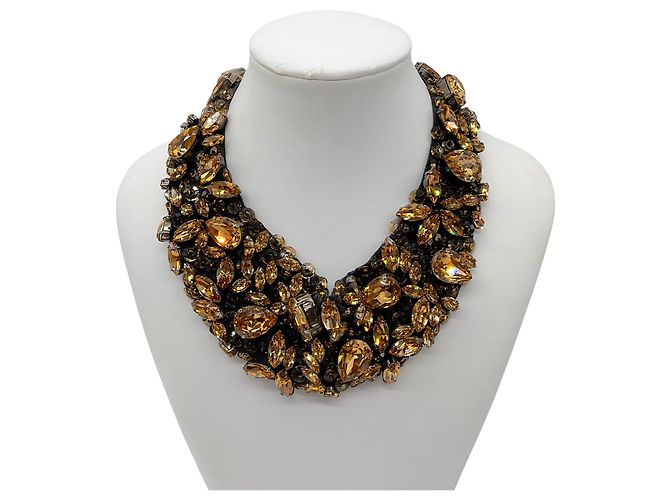 Brunello Cucinelli Halskette mit Bernstein-Choker - Ansicht 2