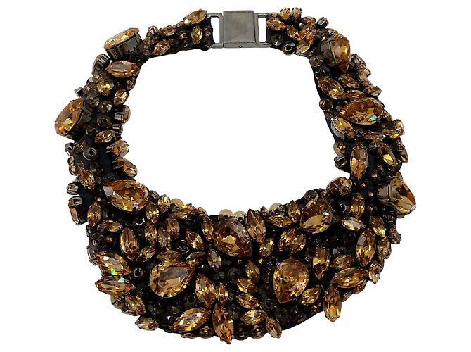 Brunello Cucinelli Halskette mit Bernstein-Choker - Ansicht 3