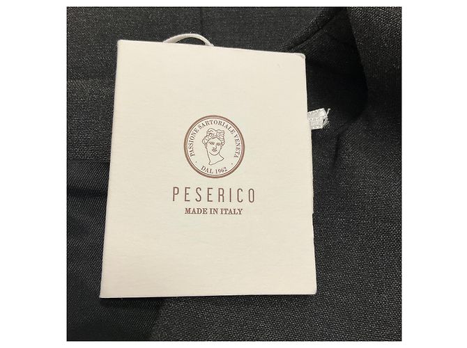 Peserico Kleid aus technischem Doppelstoff mit zwei-Wege-Stretch in dunkelsaphirgrau - Ansicht 5