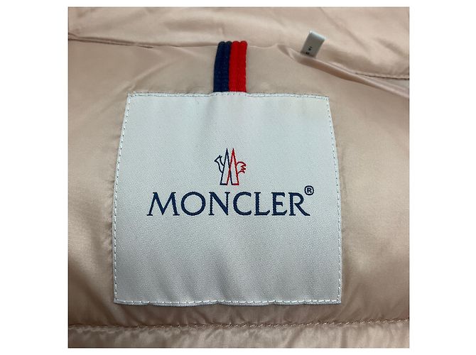 Giacca Puffer Moncler Lannic Rosa Chiaro - vista 4