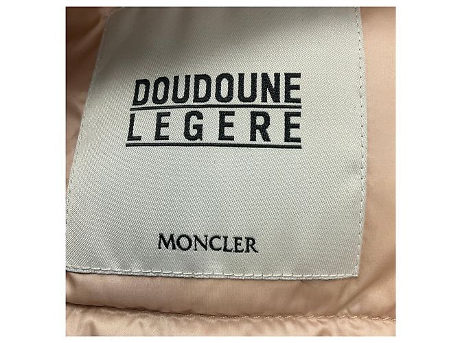 Giacca Puffer Moncler Lannic Rosa Chiaro - vista 6