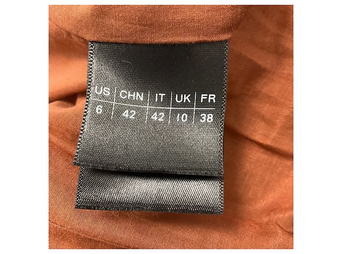 Autre Marque Cognac-Lammlederjacke Lafayette 148 New York Braun - Ansicht 5