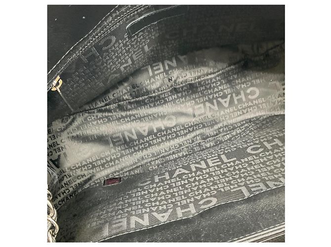 Borsa a Spalla Mademoiselle Lock in Pelle Nera Chanel 2003 Nero - vista 7