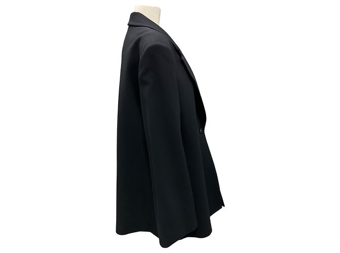 Autre Marque Schwarzer oversized Blazer von Brandon Maxwell - Ansicht 2