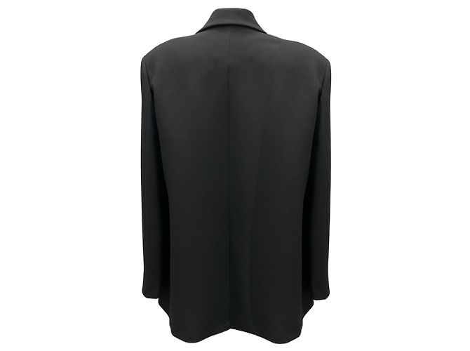 Autre Marque Schwarzer oversized Blazer von Brandon Maxwell - Ansicht 3