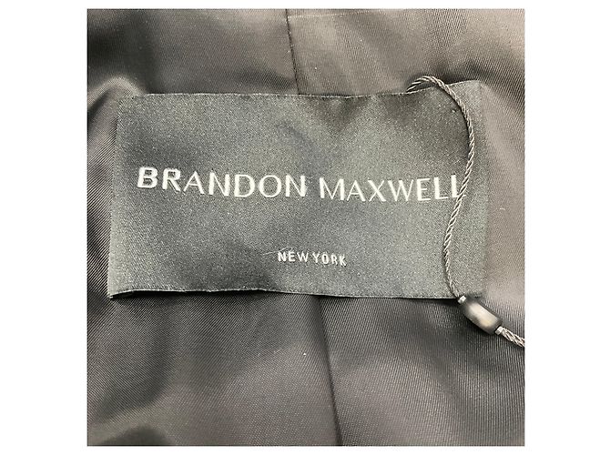 Autre Marque Schwarzer oversized Blazer von Brandon Maxwell - Ansicht 4