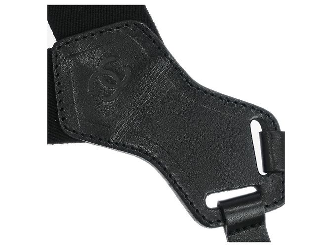Bretelle in tela con logo Chanel Nero - vista 5