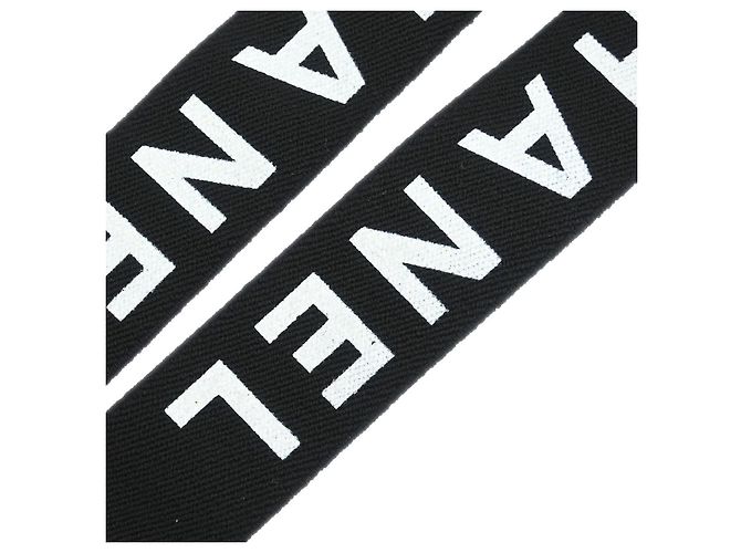 Bretelle in tela con logo Chanel Nero - vista 6
