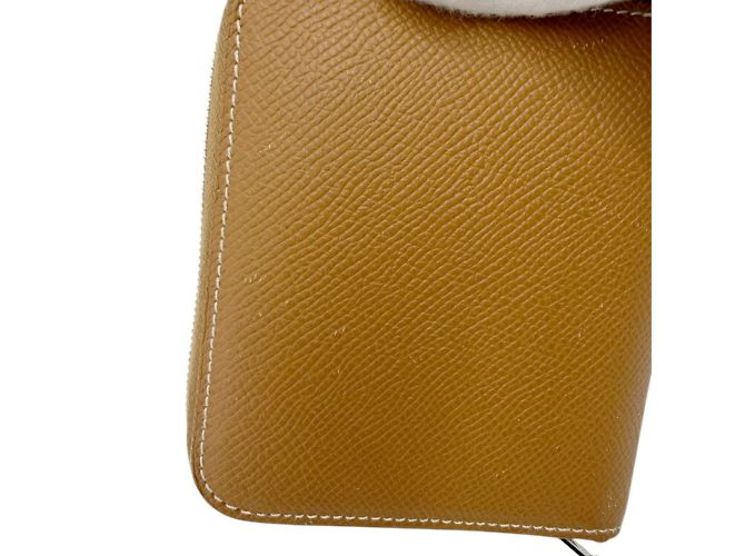 Hermès Azap Kompakt-Münzbörse Golden - Ansicht 10