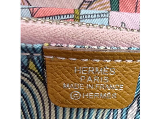 Hermès Azap Kompakt-Münzbörse Golden - Ansicht 15