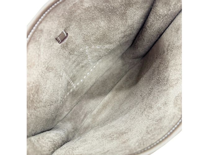 Borsa a Spalla Hermès Evelyn 3 PM in Grigio Etoupe Taupe - vista 12