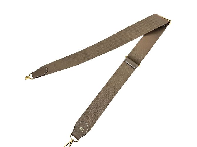 Borsa a Spalla Hermès Evelyn 3 PM in Grigio Etoupe Taupe - vista 14