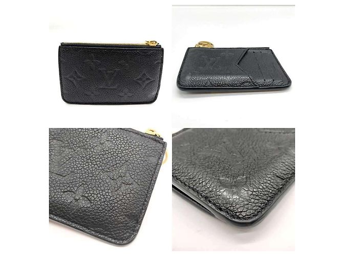 Monedero Louis Vuitton en cuero Monogram Empreinte Negro - vista 2