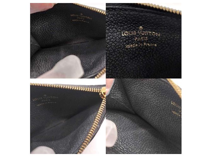 Monedero Louis Vuitton en cuero Monogram Empreinte Negro - vista 4
