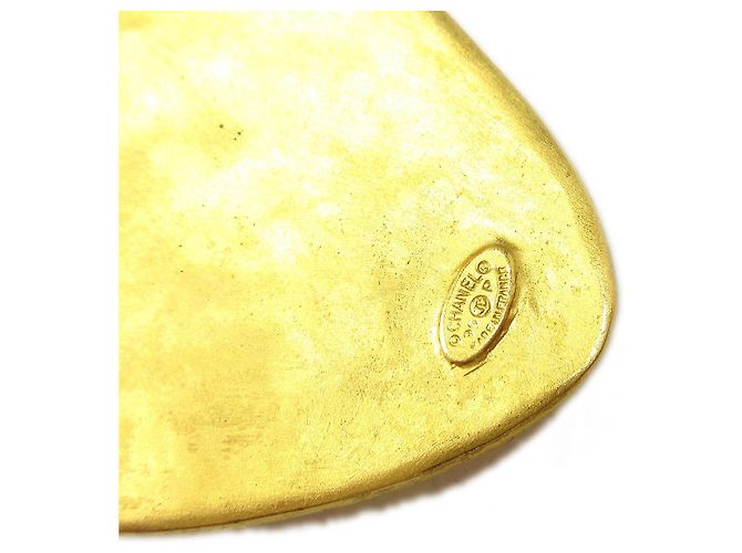 Chanel Vintage Herzkette Gürtel aus Metall Golden - Ansicht 5