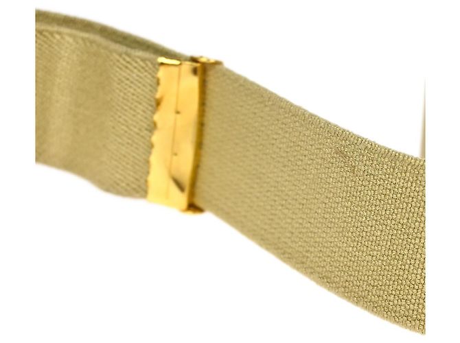 Bretelle in tela con logo Chanel Beige - vista 7