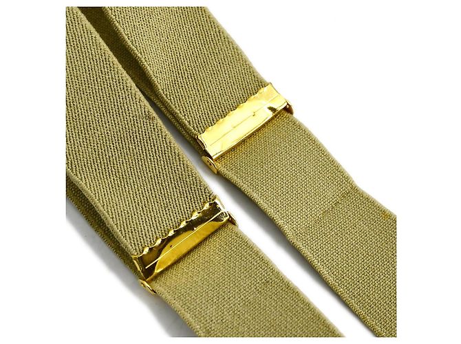 Canvas Hosenträger mit Chanel-Logo Beige - Ansicht 6