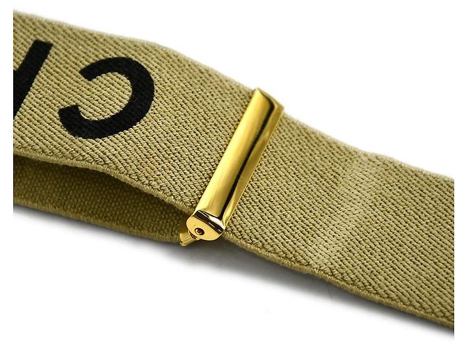 Canvas Hosenträger mit Chanel-Logo Beige - Ansicht 7