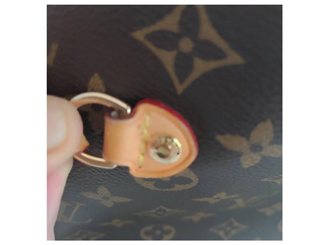 Louis Vuitton NEVERFULL MM COM PASTA Chocolate - vista 10