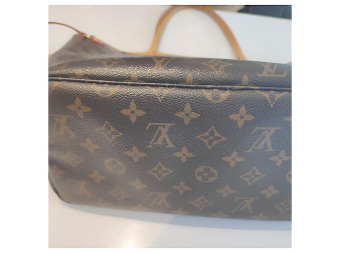 Louis Vuitton NEVERFULL MM COM PASTA Chocolate - vista 17