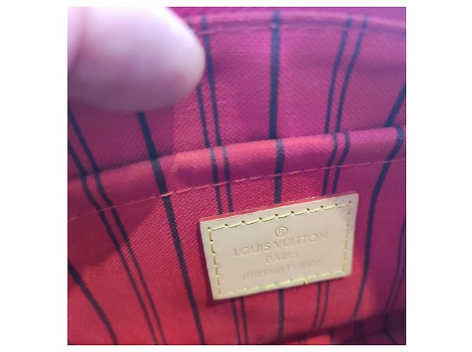 Louis Vuitton NEVERFULL MM COM PASTA Chocolate - vista 19