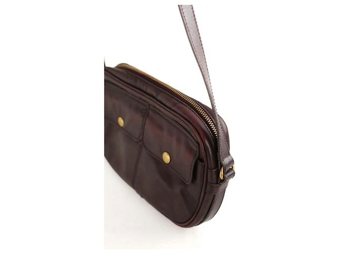 Soeur Braune Leder-Schultertasche - vista 3