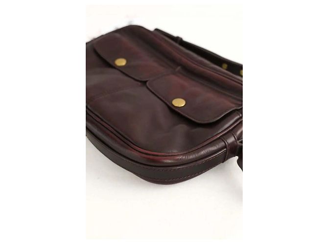 Soeur Braune Leder-Schultertasche - vista 6