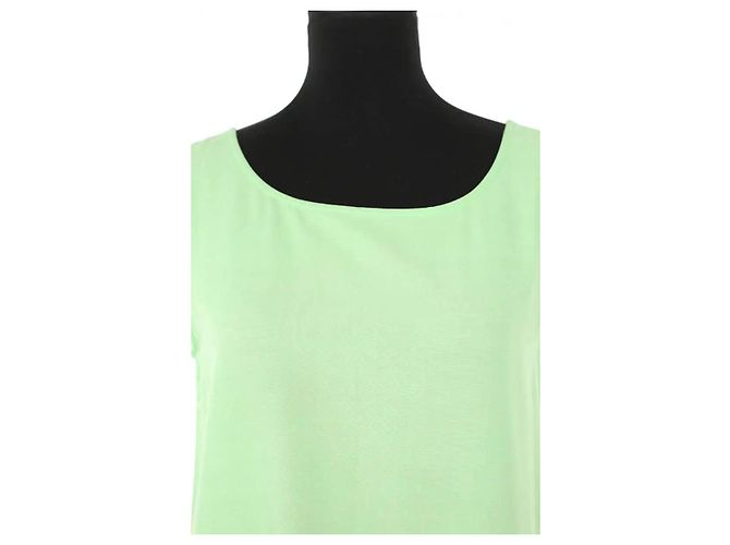 Saint Laurent Grünes Leinenkleid - Ansicht 2