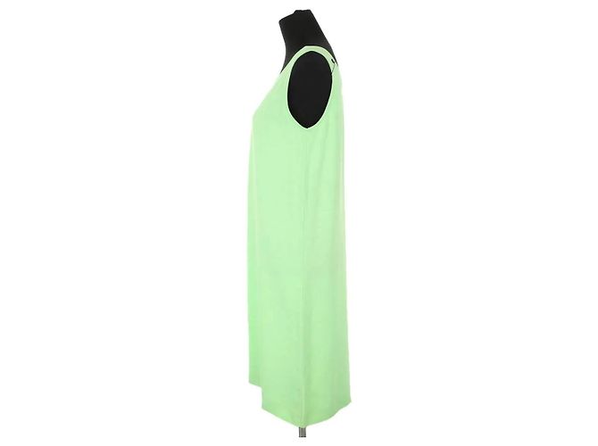 Saint Laurent Grünes Leinenkleid - Ansicht 3