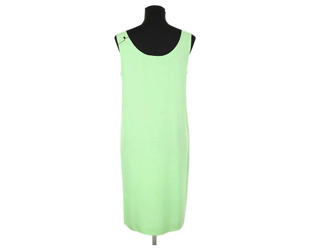 Saint Laurent Grünes Leinenkleid - Ansicht 4