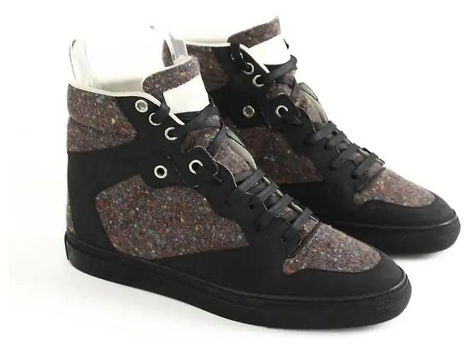 Balenciaga Sneaker in pelle nera Nero - vista 3