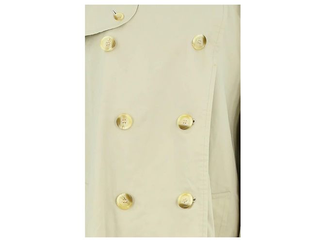 Burberry Trench coat de algodón beige - vista 3