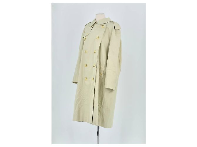 Burberry Trench coat de algodón beige - vista 4