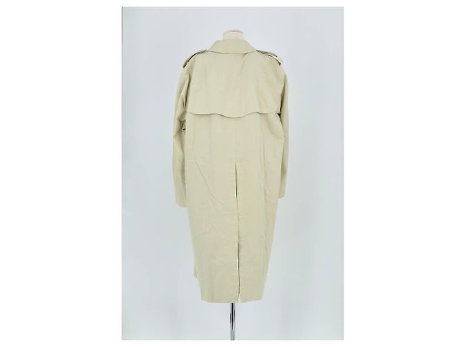 Burberry Trench coat de algodón beige - vista 6